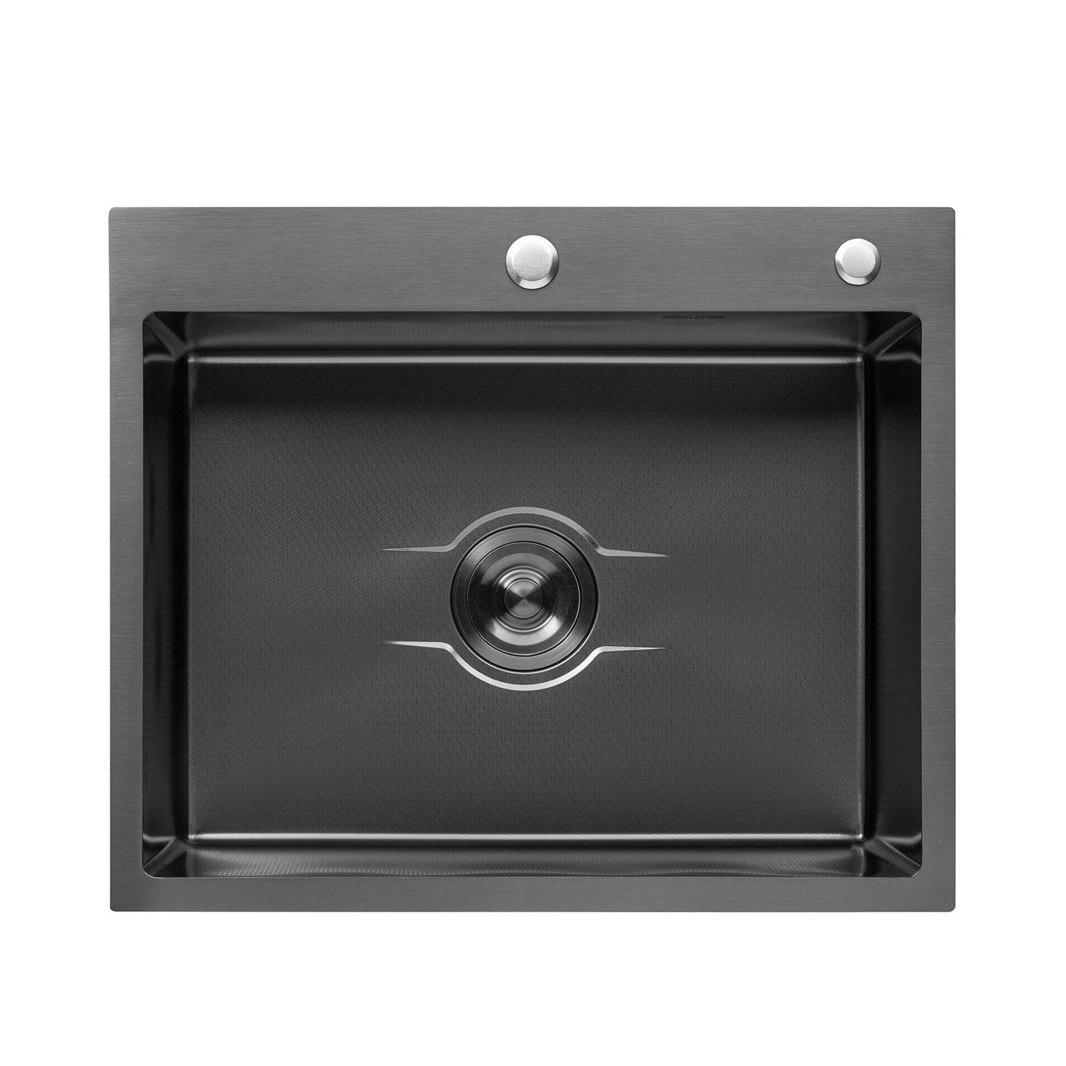 Мойка для кухни Kroner KRP Derby PVD 2,5/0,5 мм (6050HM)