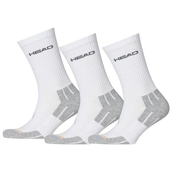 Носки Head Performance Crew 3 пары р. 35/36/37/38 White/Gray (741020001-300) - фото 2