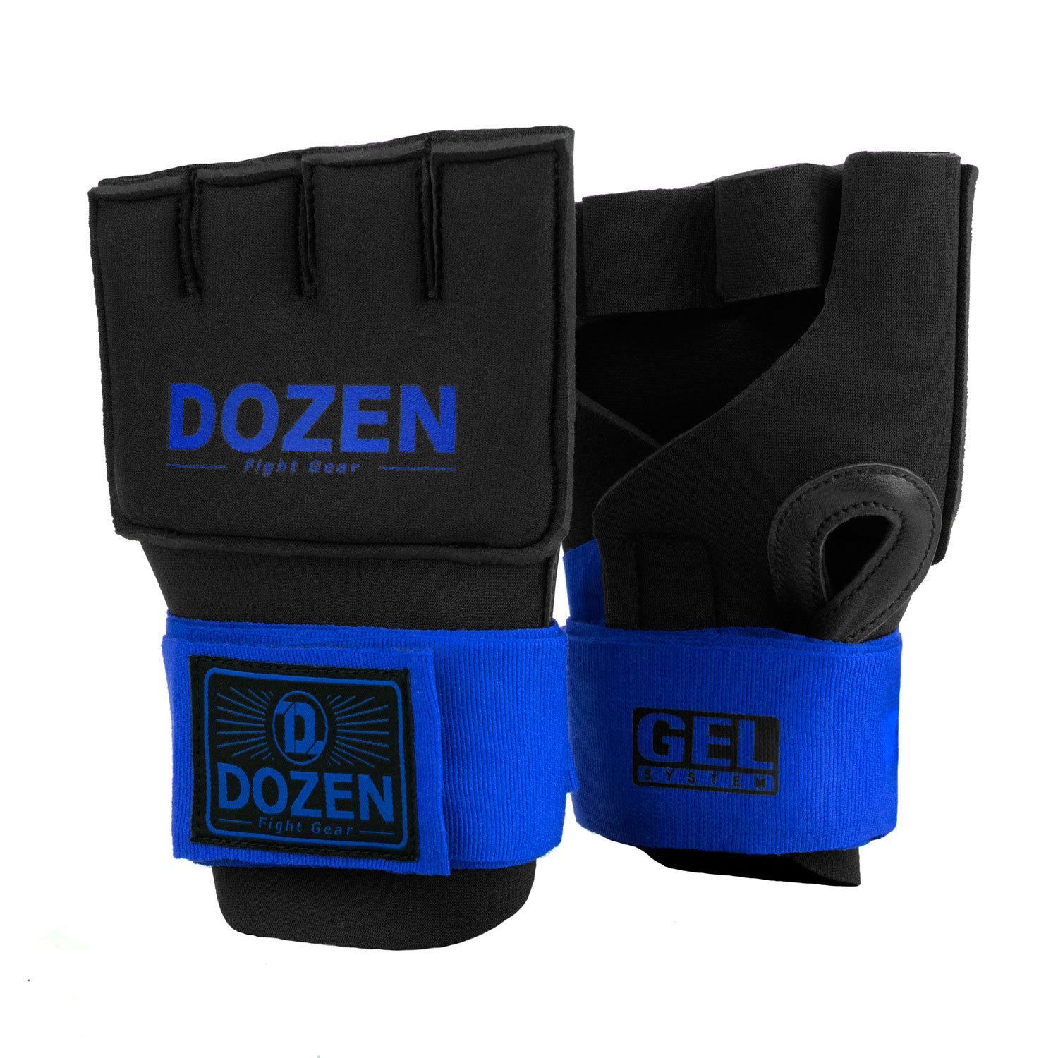 Бинты-перчатки Dozen Prime Gel Inner Speed Wraps L/ XL Черно-синий