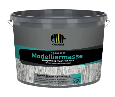 Шпаклівка декоративна інтер'єрна акрилова матова Caparol Modelliermasse 25 кг Білий (2453784924)