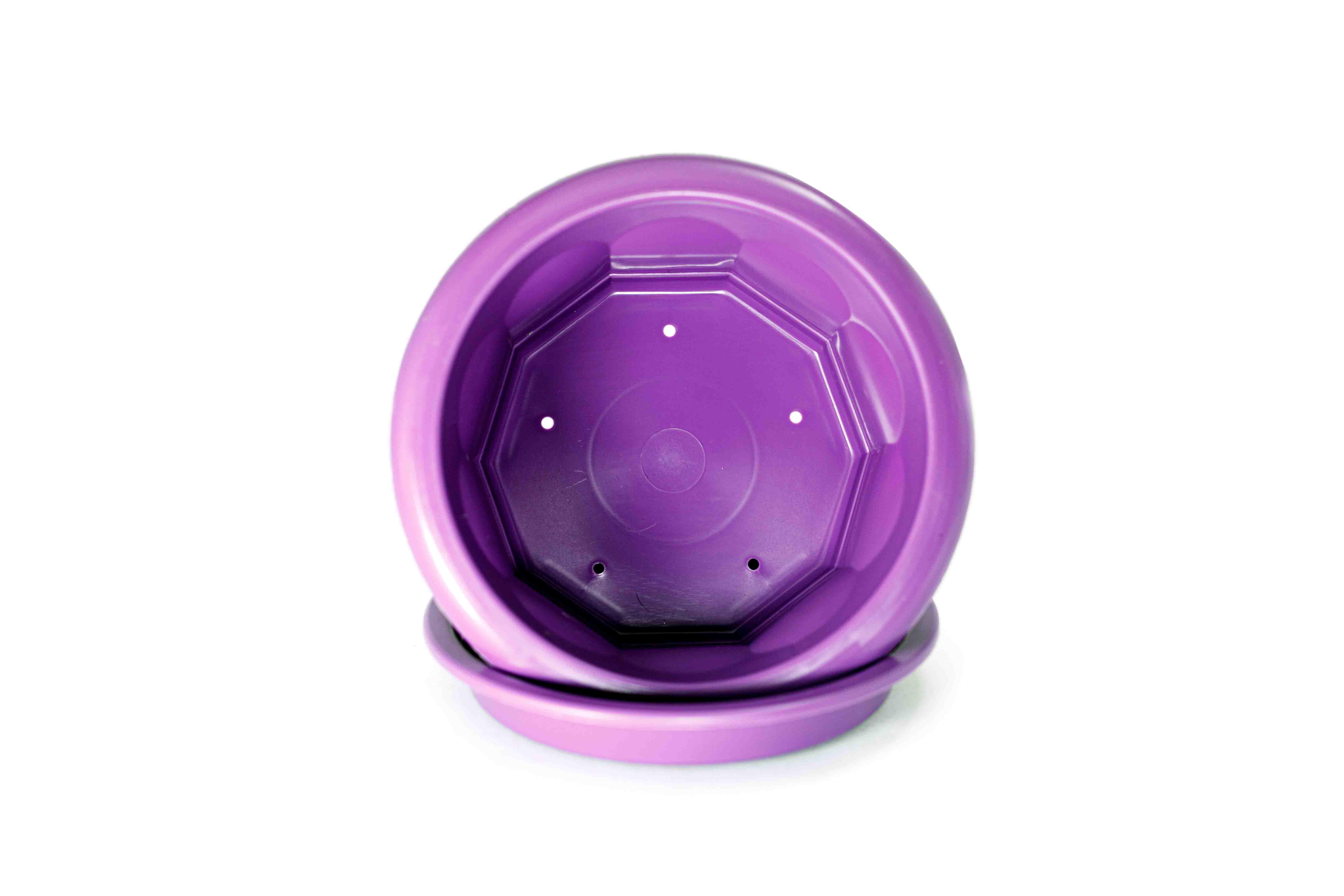 Горщик Тюльпан Ø 14x7,5 см 0,5 л Бузковий - фото 5 Горщик Тюльпан Ø 14x7,5 см 0,5 л Бузковий - фото 5