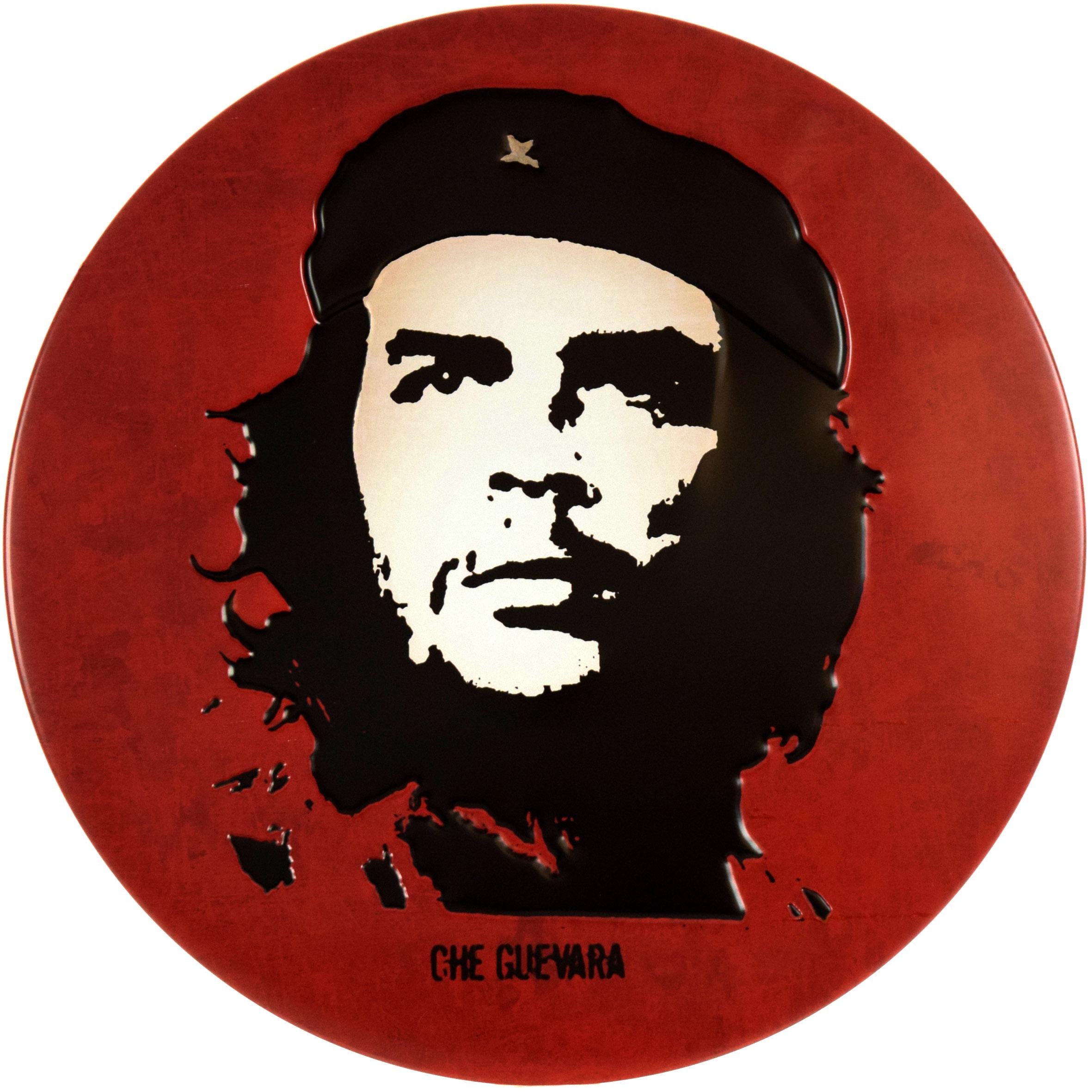Табличка металева Ернесто Че Гевара/Ernesto Che Guevara кругла 30 см