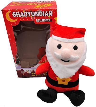 Нічник-проектор зоряного неба у формі м'якої іграшки Санта Клаус (1529125897)