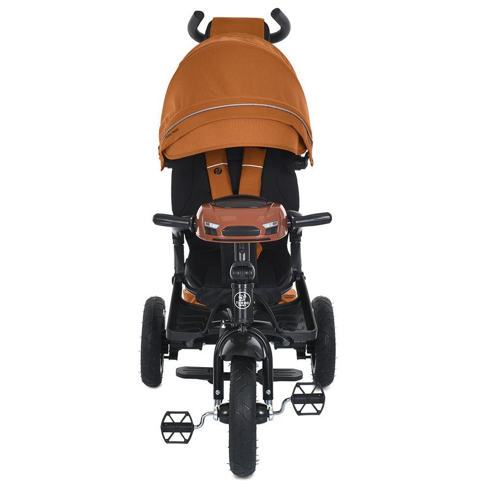 Дитячий велосипед триколісний Turbo Trike MT 1007 гумові колеса Помаранчевий (723286209) - фото 4 Дитячий велосипед триколісний Turbo Trike MT 1007 гумові колеса Помаранчевий (723286209) - фото 4