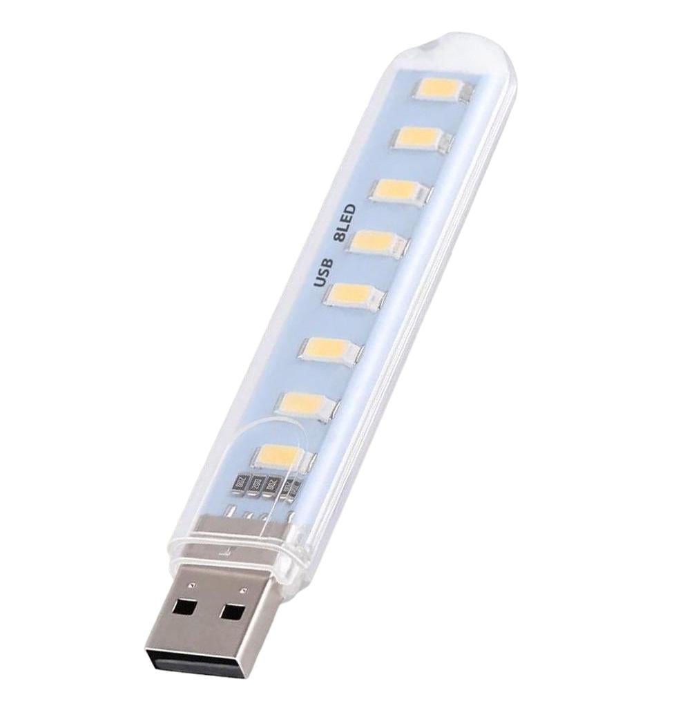 Фонарик USB 8 LED 6500К 5 Вт 200Lm Холодний белый (ULT-6012920)