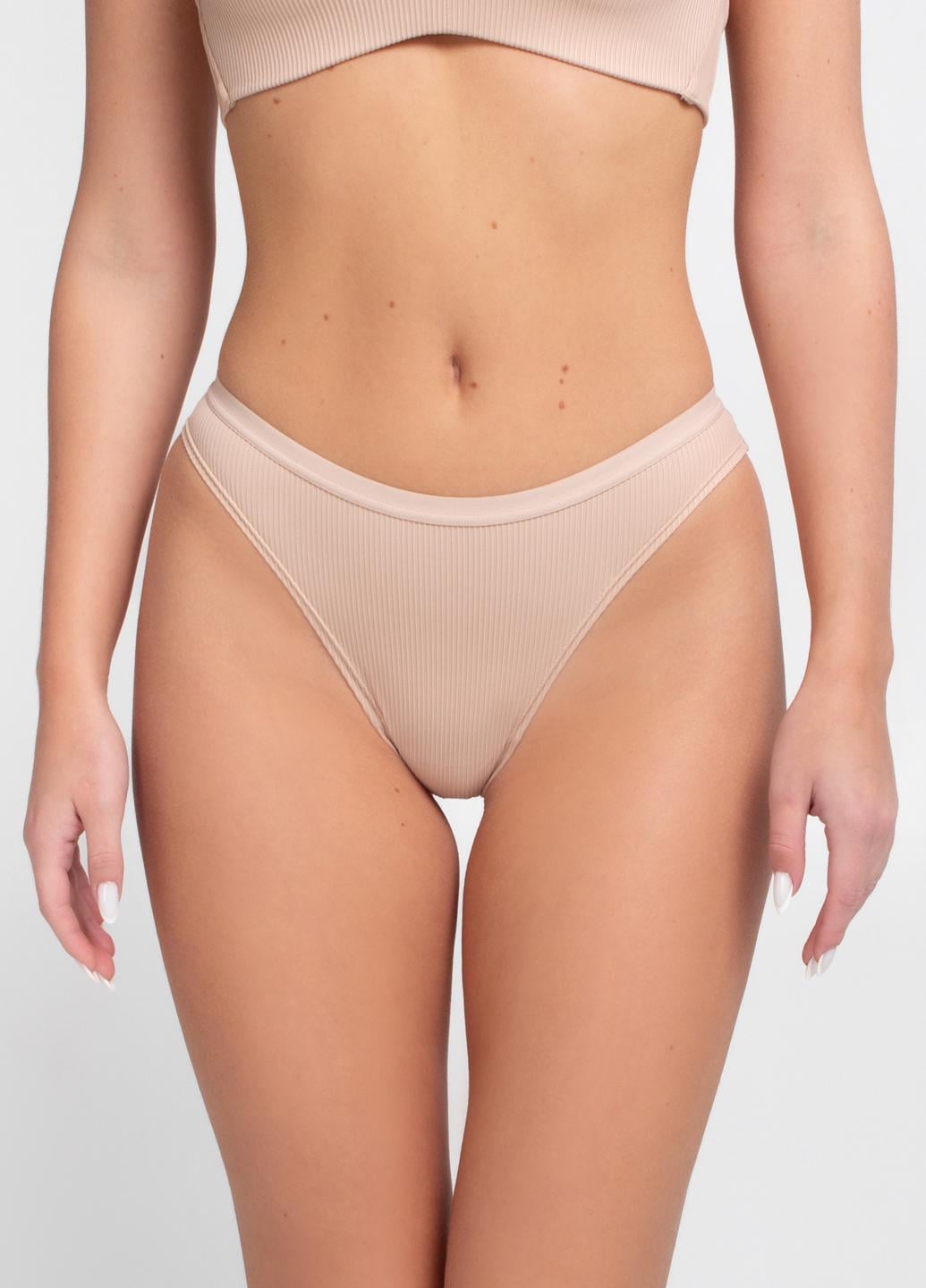 Трусы-брифы женские Giulia L5155BR-Mr в рубчик S Beige (34532080)