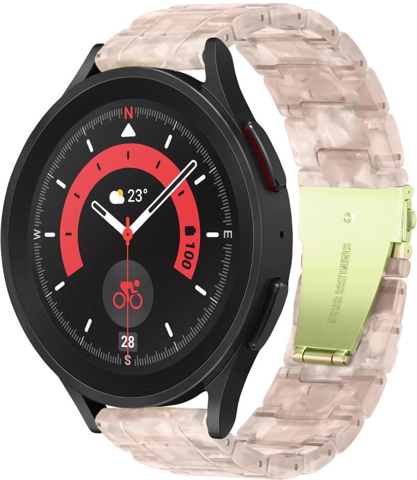 Ремешок из смолы Resin для смарт-часов Galaxy Watch 5 Pro Pink (29675-31)