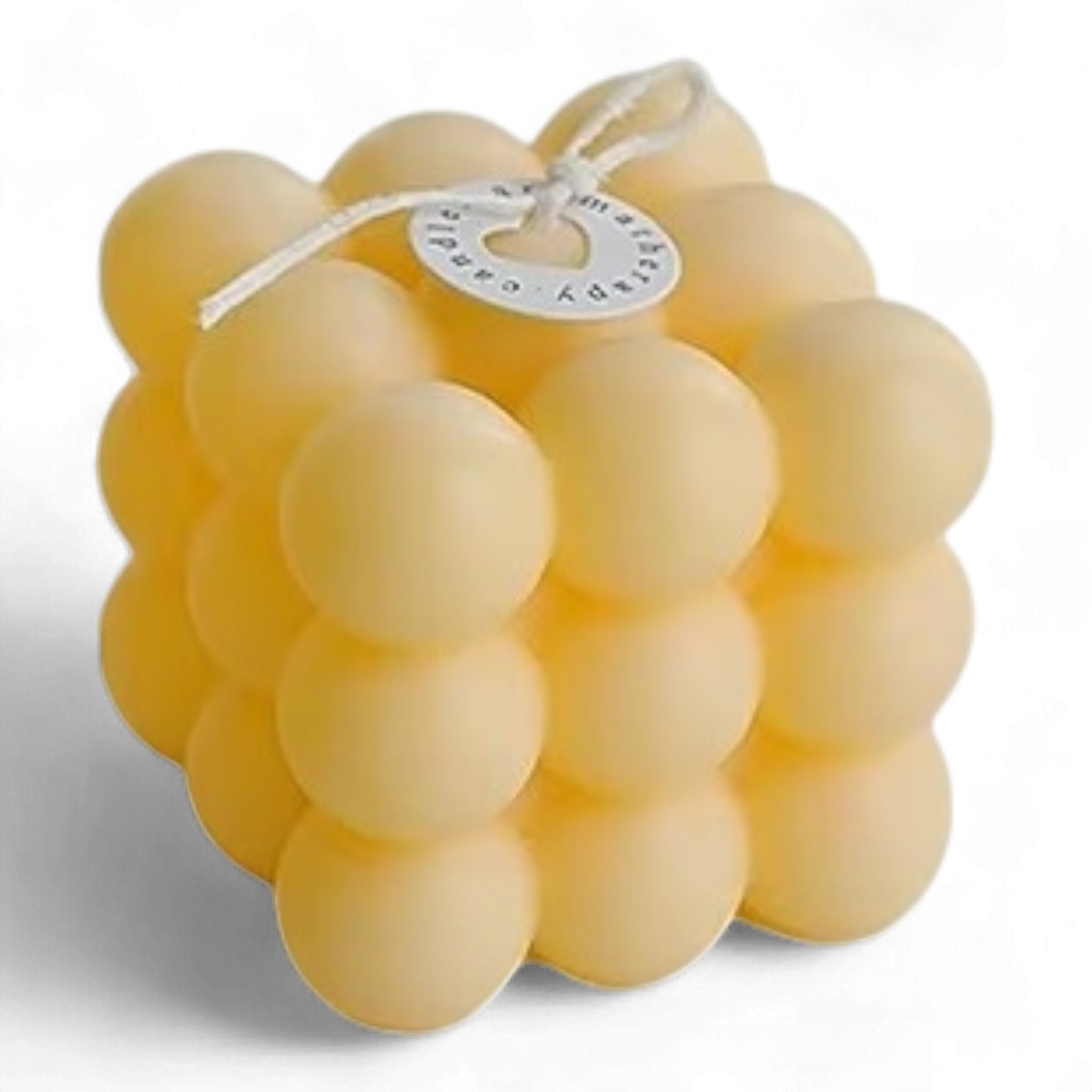 Свічка бульбашково-кубічна Du Song Сир жовтий (00018)