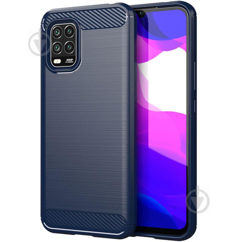 TPU чехол Epik Slim Series для Xiaomi Mi 10 Lite Синий (906692)