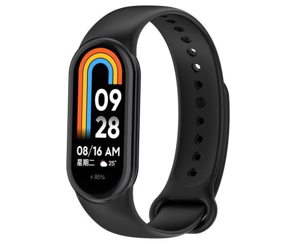 Ремінець Silicone для Xiaomi Smart Band 9 Чорний - фото 4