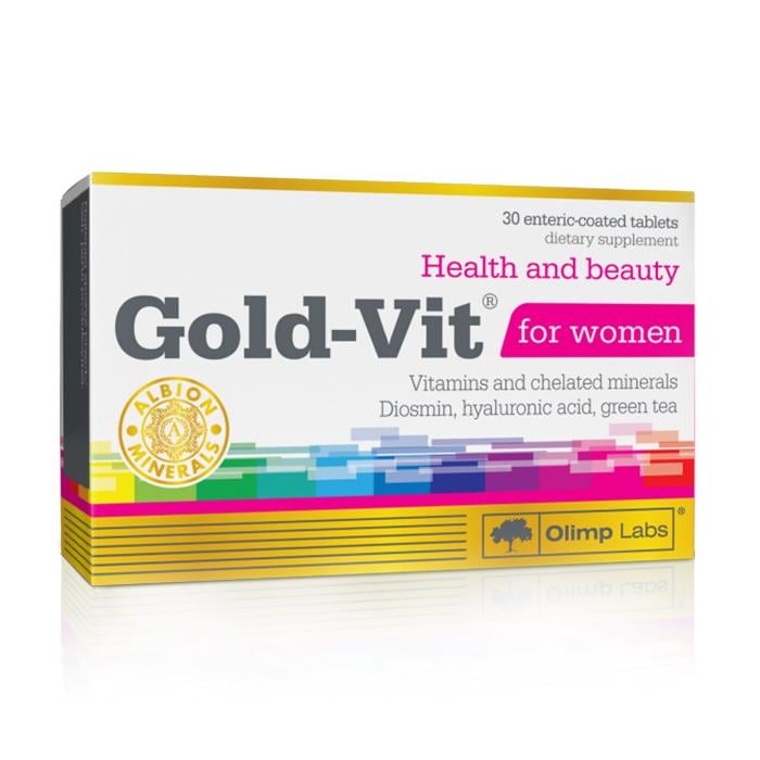 Витаминно-минеральный комплекс для спорта Olimp Nutrition Gold-Vit for women 30 Tabs