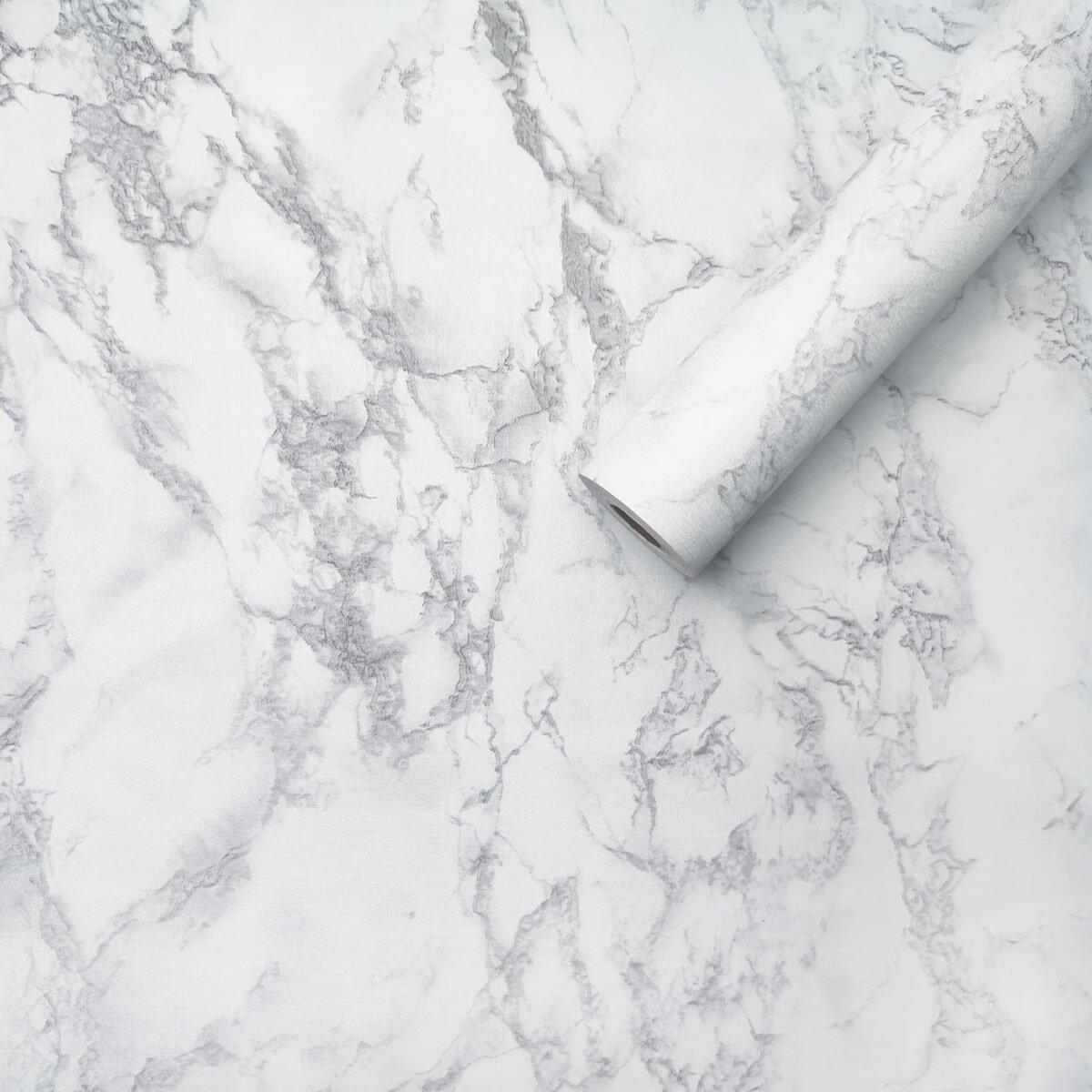 Самоклеящаяся пленка 0,45х10 м Белый мрамор (SW-00001207)