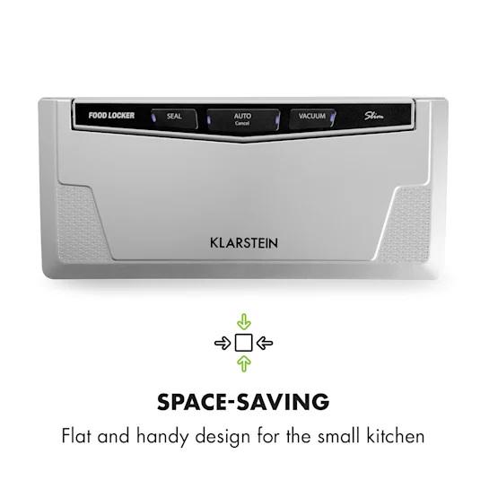 Вакуумная упаковка тонкая KLARSTEIN FoodLocker slim 130 Вт (10030778) - фото 7