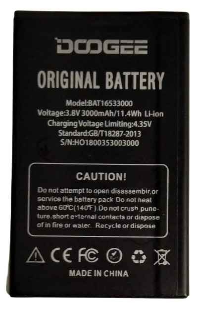 Аккумулятор для Doogee X9 mini 2500 mAh (000042999)