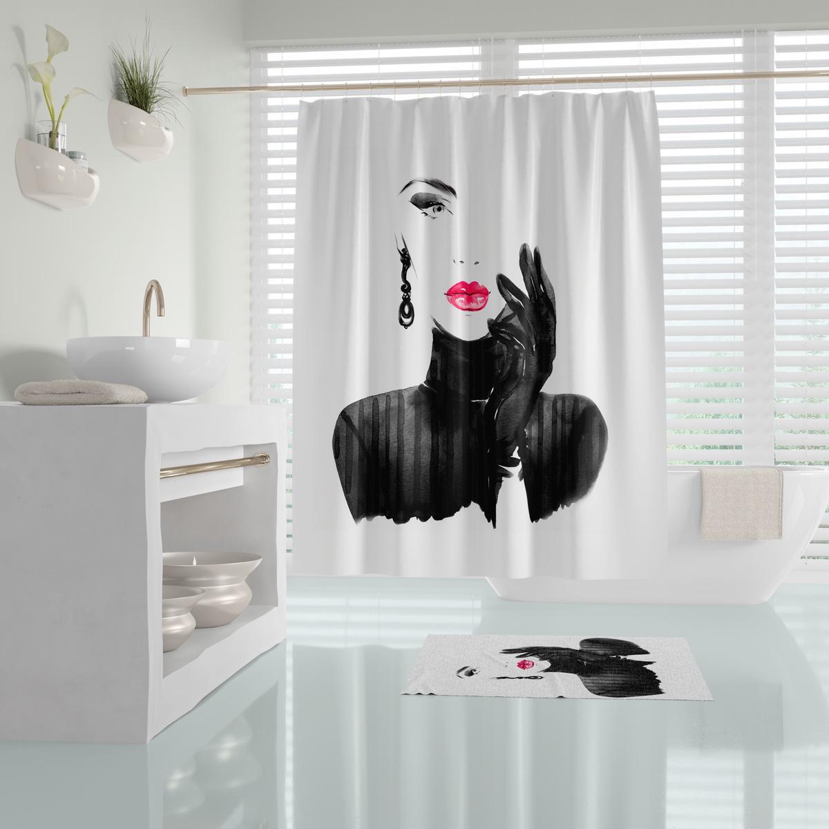 Штора для ванной Tropikhome Preety 180x200 см (25265109)