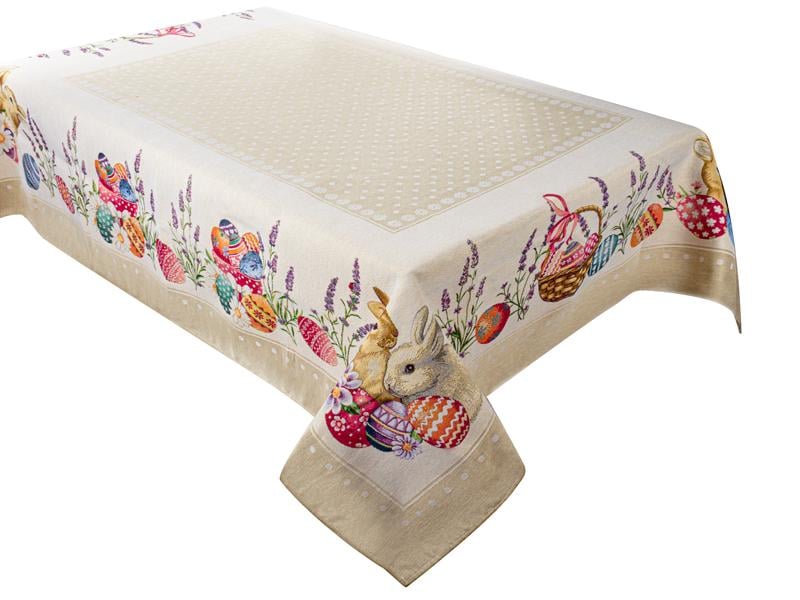 Скатертина гобелен Lefard Кролики 140x220 см (732-396) Скатертина гобелен Lefard Кролики 140x220 см (732-396)