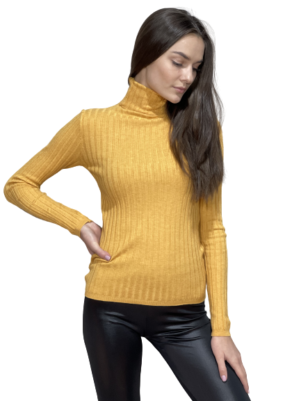 Женская водолазка Monte Cervino Горчичный (2995) Женская водолазка Monte Cervino Горчичный (2995)