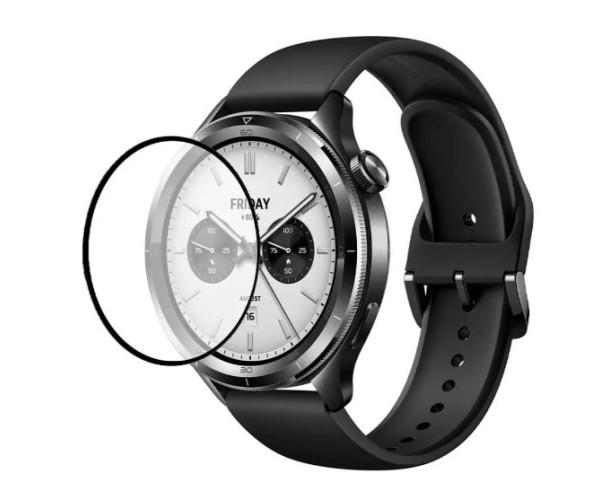 Стекло противоударное защитное SoftGlass Full Cover PMMA для Xiaomi Watch S4 Black