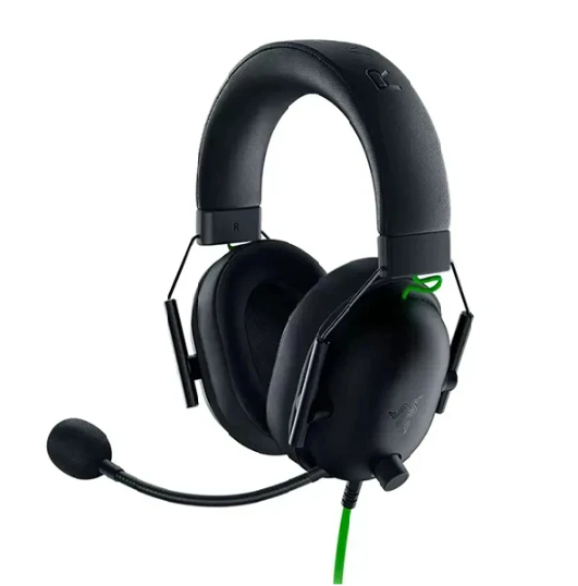 Наушники ведущие Razer Blackshark V2 X с адаптивным звуком для игр с микрофоном Black (2335477482)