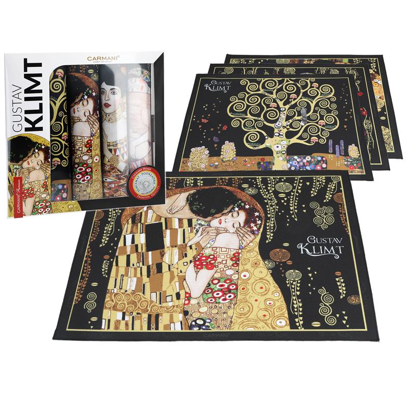 Набор салфеток под тарелку Carmani Г. Климт 40х29 см (023-0750) Набор салфеток под тарелку Carmani Г. Климт 40х29 см (023-0750)