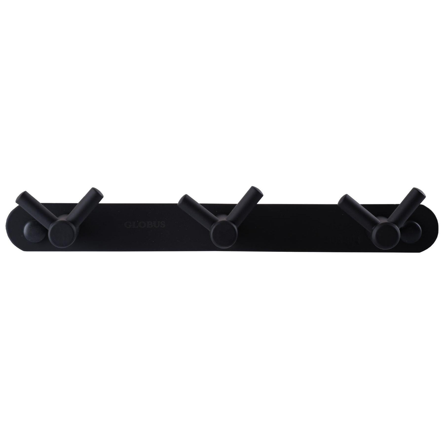 Планка с крючками Globus Lux BS8435-3 SUS304 Черный матовый (000021197) Планка с крючками Globus Lux BS8435-3 SUS304 Черный матовый (000021197)