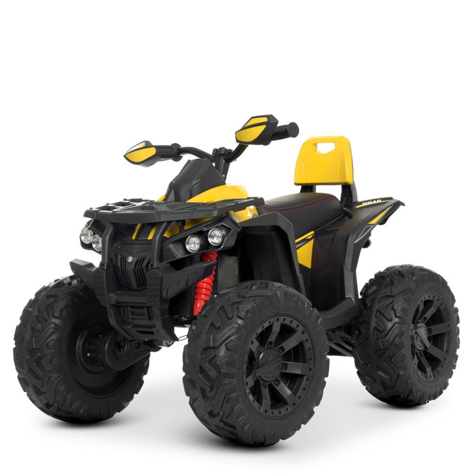 Детский электромобиль Bambi 4WD квадроцикл 30 кг с пультом Желтый (DE-169-E-609) Детский электромобиль Bambi 4WD квадроцикл 30 кг с пультом Желтый (DE-169-E-609)