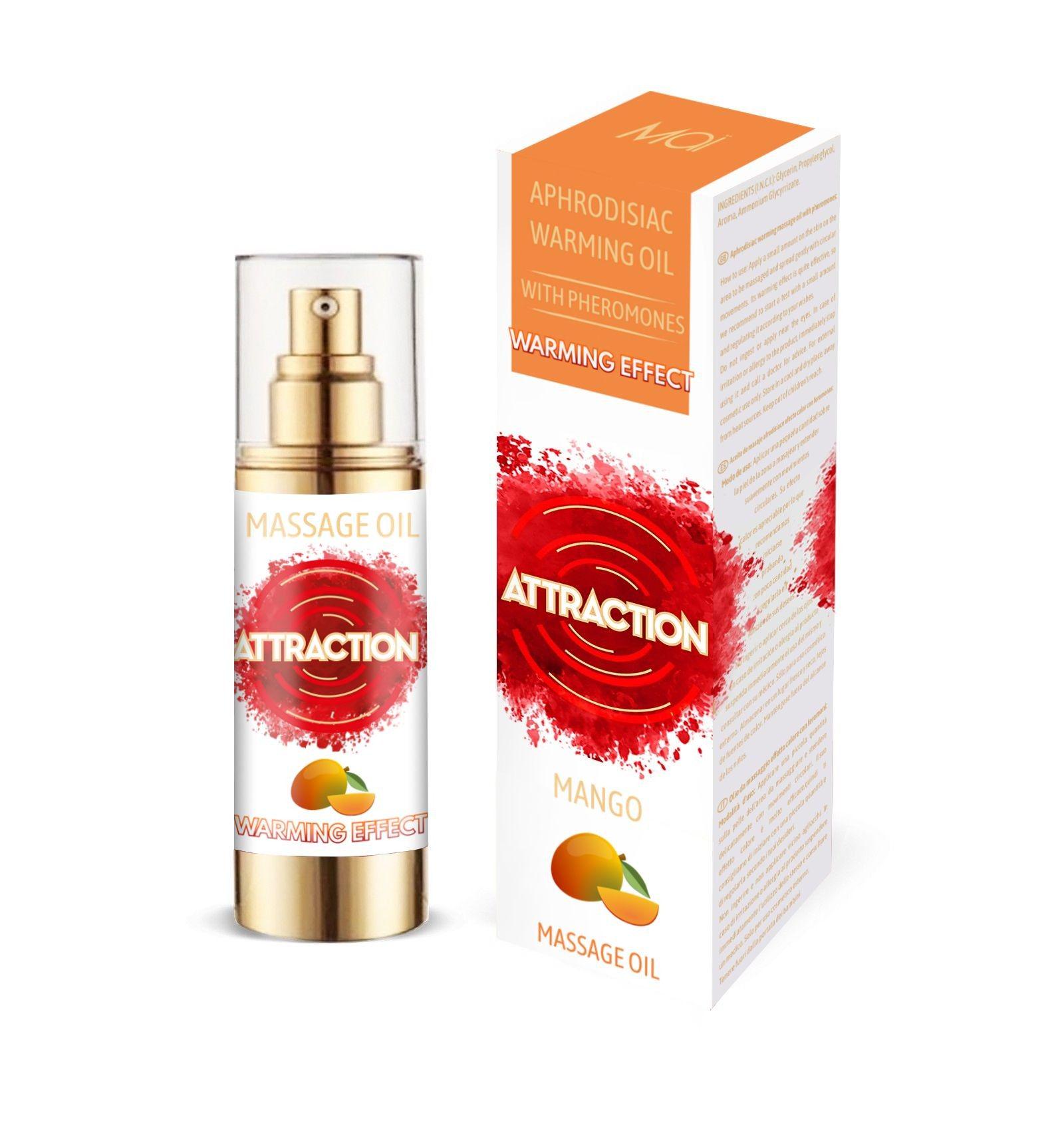 Разогревающее массажное масло с феромонами MAI Pheromon Massage Oil Mango 30 мл