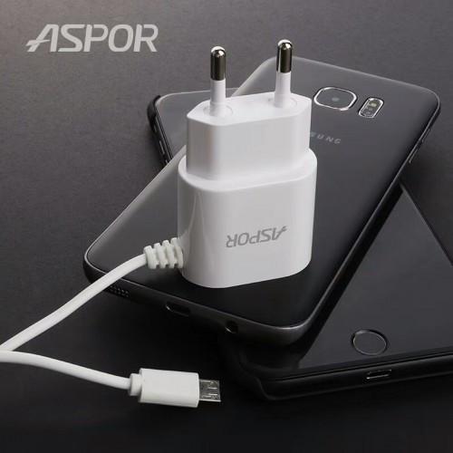 Мережевий зарядний пристрій Aspor A802 micro  USB 1 A (955085825) - фото 5