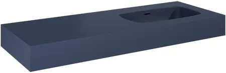Умывальник ELITA Dimple 120 см Navy Blue Matt (168881)