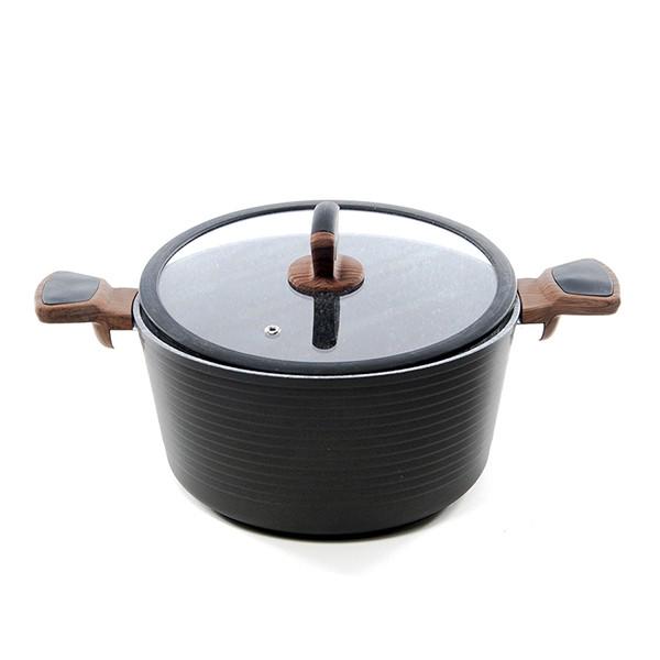 Каструля з кришкою Fissman Diamond FS4304 4,5 л Сірий (14380680)