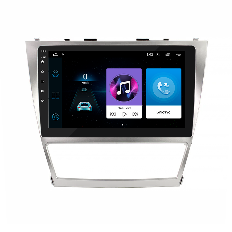 Автомагнітола штатна Lesko для TOYOta Camry VI XV40 рестайлінг 2009-2011 10" 1/16Gb Wi-Fi GPS Base MOB