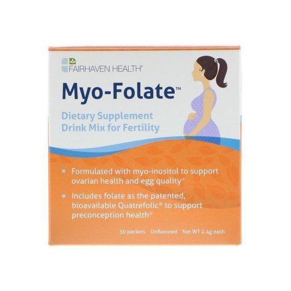 Фолиевая кислота Fairhaven Health Myo-Folate A Drinkable Fertility Supplement 30 packs 2,4 г Unflavored