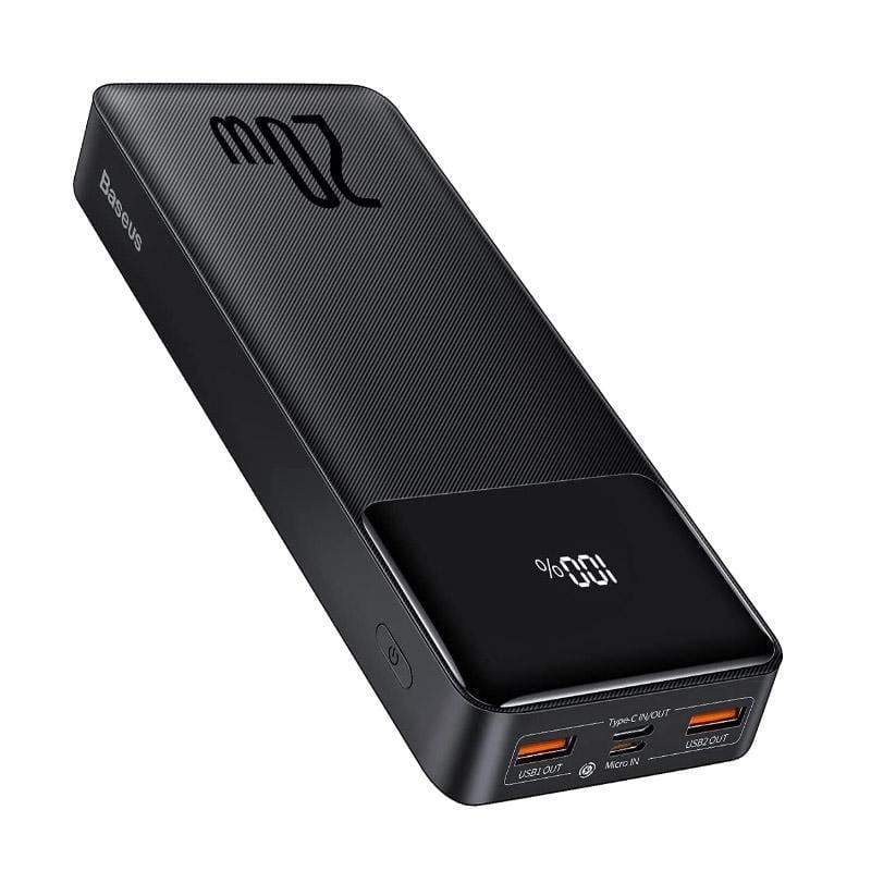 Повербанк Baseus Bipow 20000 mAh 20W с цифровым дисплеем Black