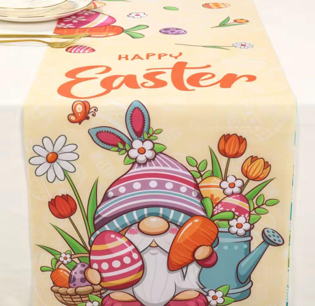 Доріжка-ранер на стіл Easter Gnome 33х183 см