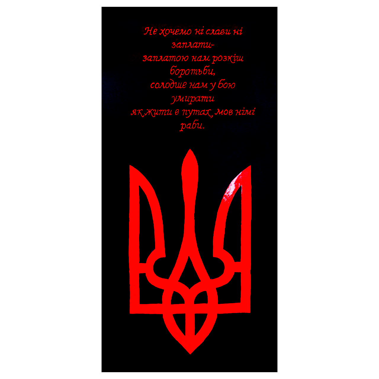 Обогреватель керамический Uden 700 с рисунком Воля 682 Вт 978х475х35 мм (1893296705)