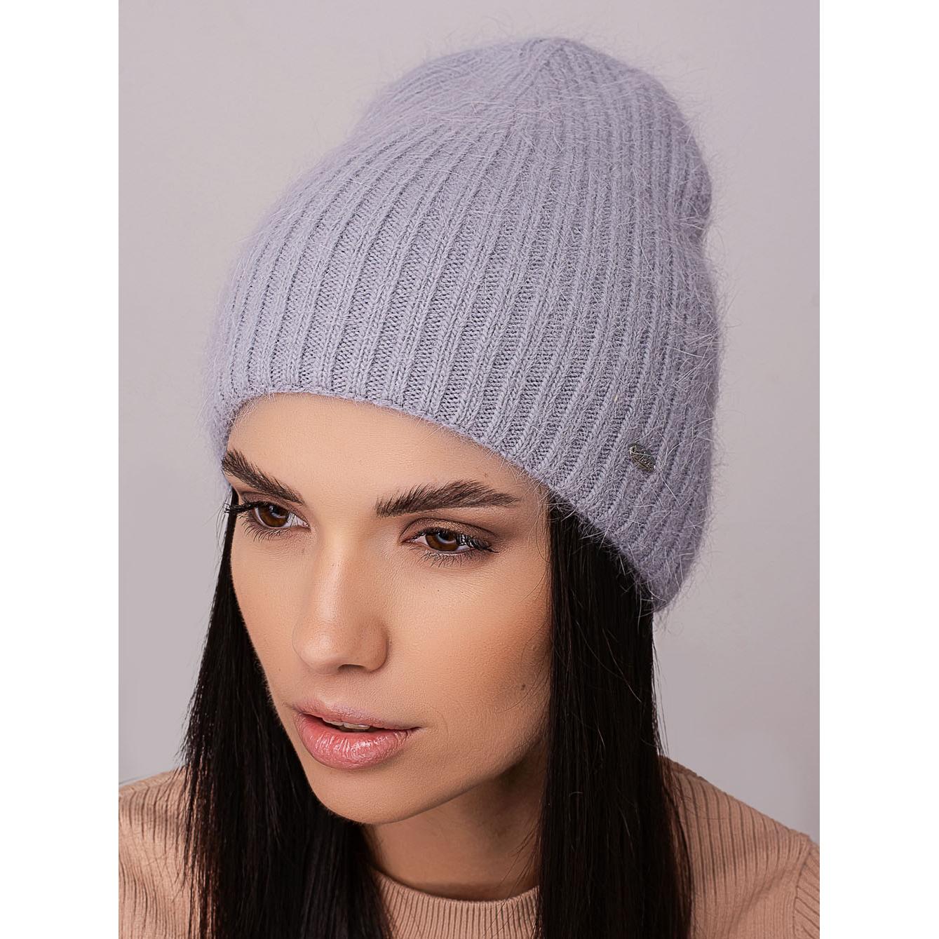 Шапка жіноча Leks АРКАДІЯ ангорова подвійна без підвороту подовжена one size Метал (270414) - фото 1 Шапка жіноча Leks АРКАДІЯ ангорова подвійна без підвороту подовжена one size Метал (270414) - фото 1