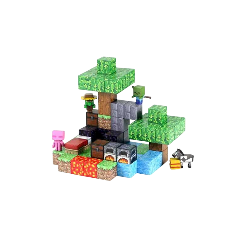 Конструктор магнітний Minecraft LZCK067 18x14x5 см 77 деталей (MTT-198616)