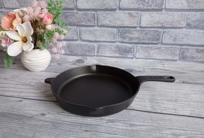 Сковорода чавунна OMS для індукціі 27 см Чорний (3265-27) - фото 4