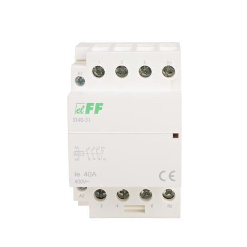 Контактор F&F ST40-31 220 В 40 A 3xNO+1xNC (00000062619)