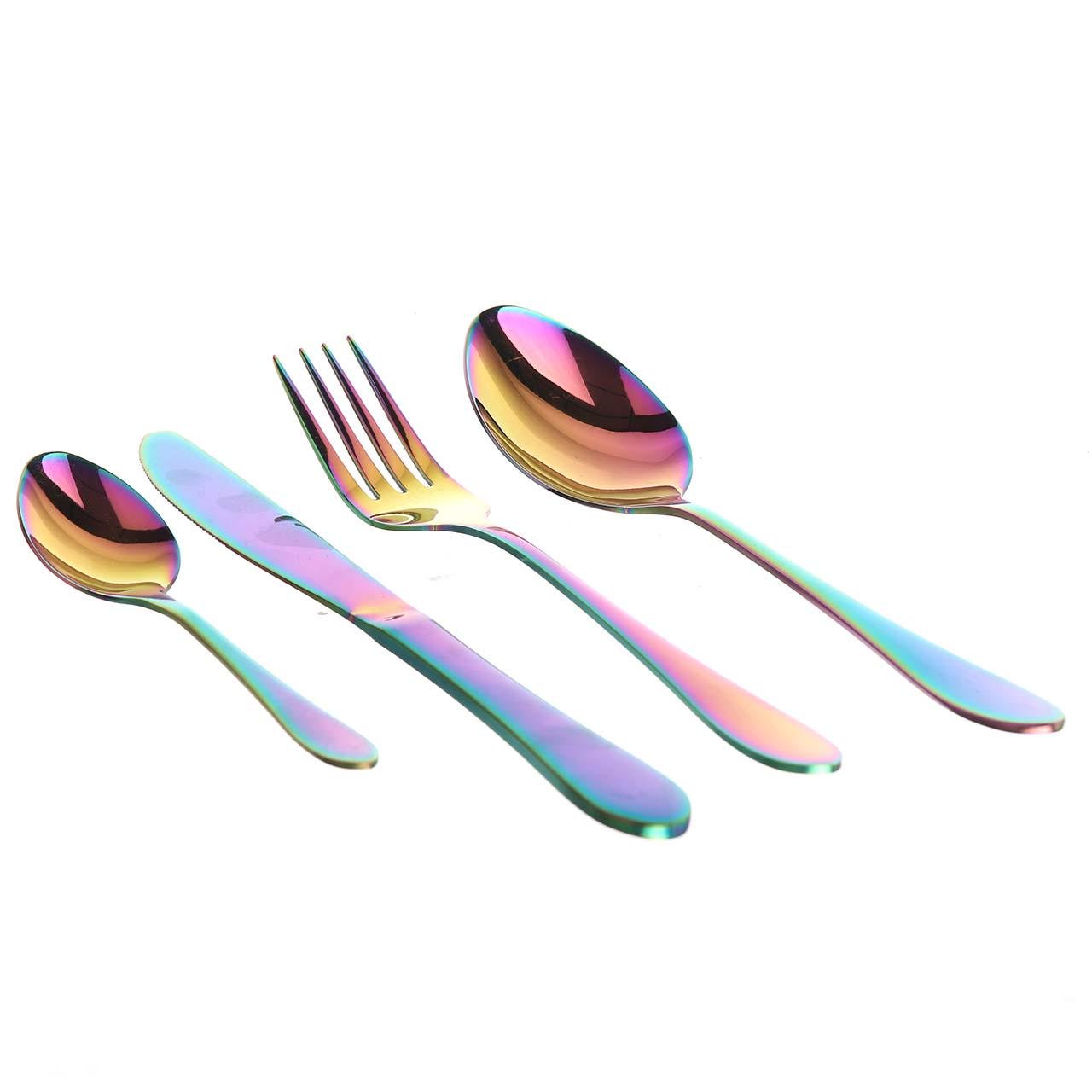 Набір столових предметів A-PLUS Rainbow (1421)