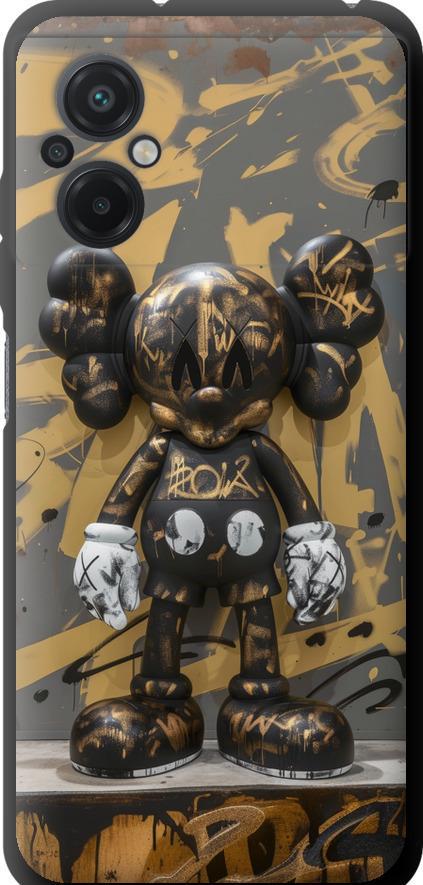 Чехол на Xiaomi Poco M5 Bronze kaws (6097b-2767-42517)