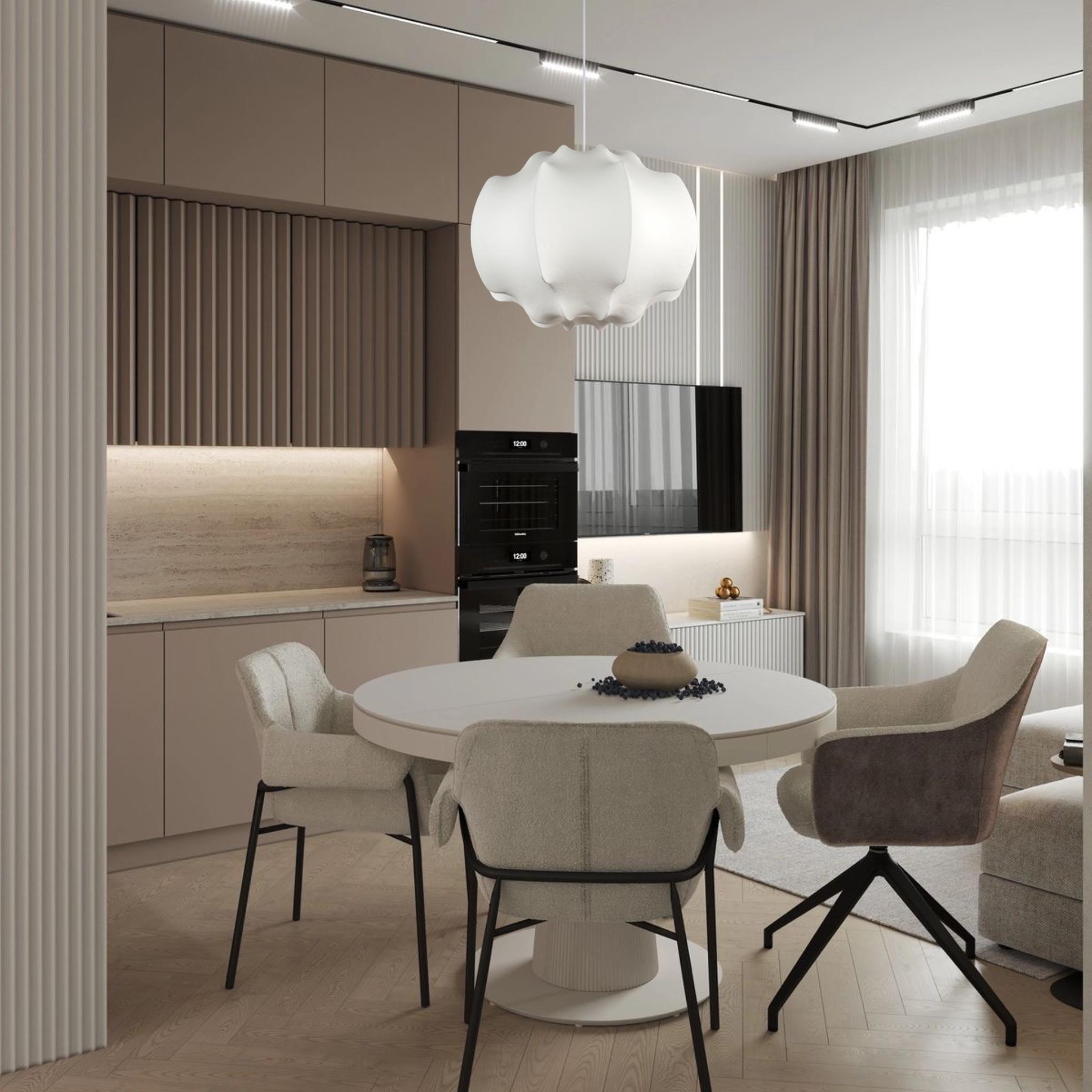 Підвіс дизайнерський Вабі Сабі із штучного шовку 50 см (805-5001-1) - фото 2 Підвіс дизайнерський Вабі Сабі із штучного шовку 50 см (805-5001-1) - фото 2