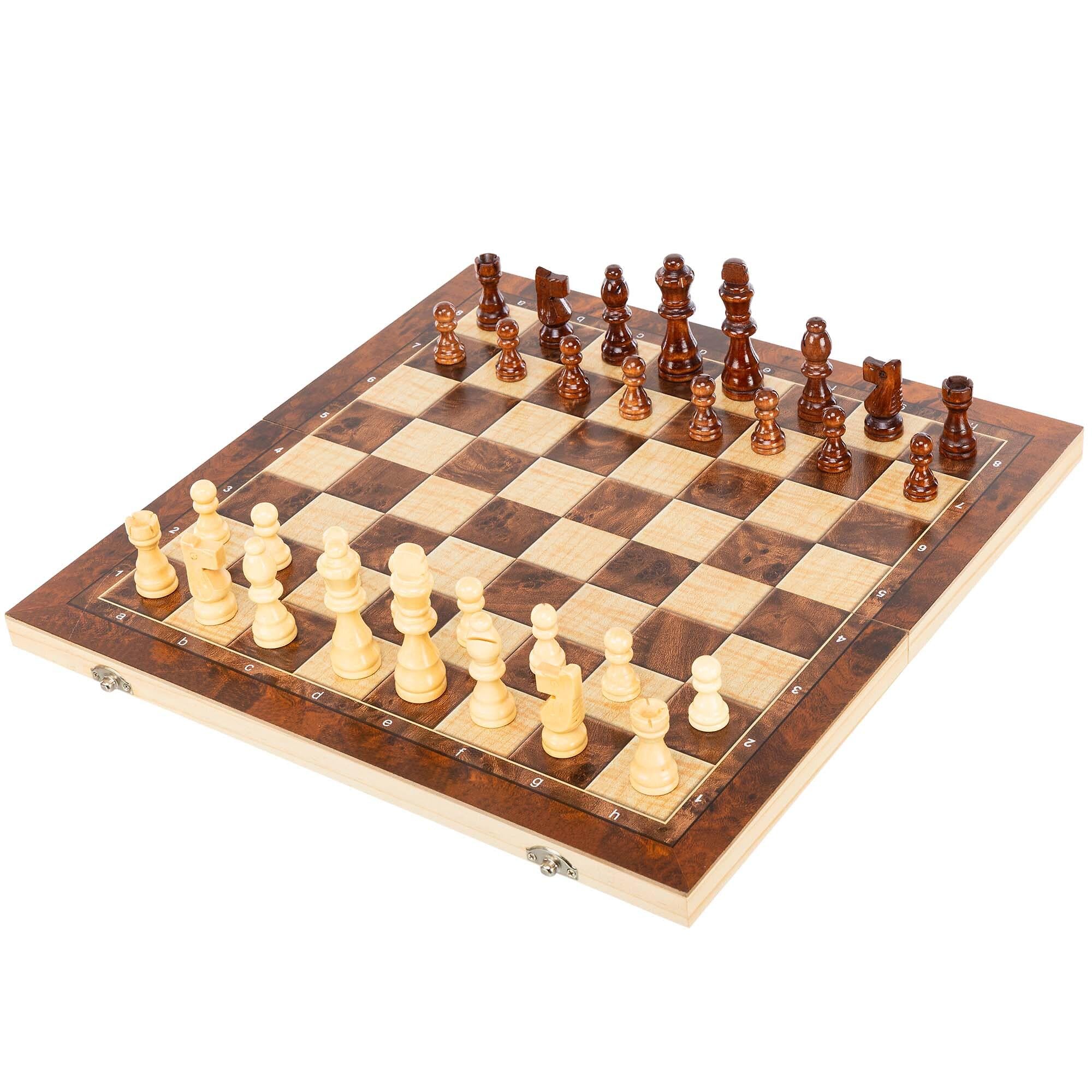 Набор настольных игр Xinliye W7724B шахматы/шашки/нарды деревянные