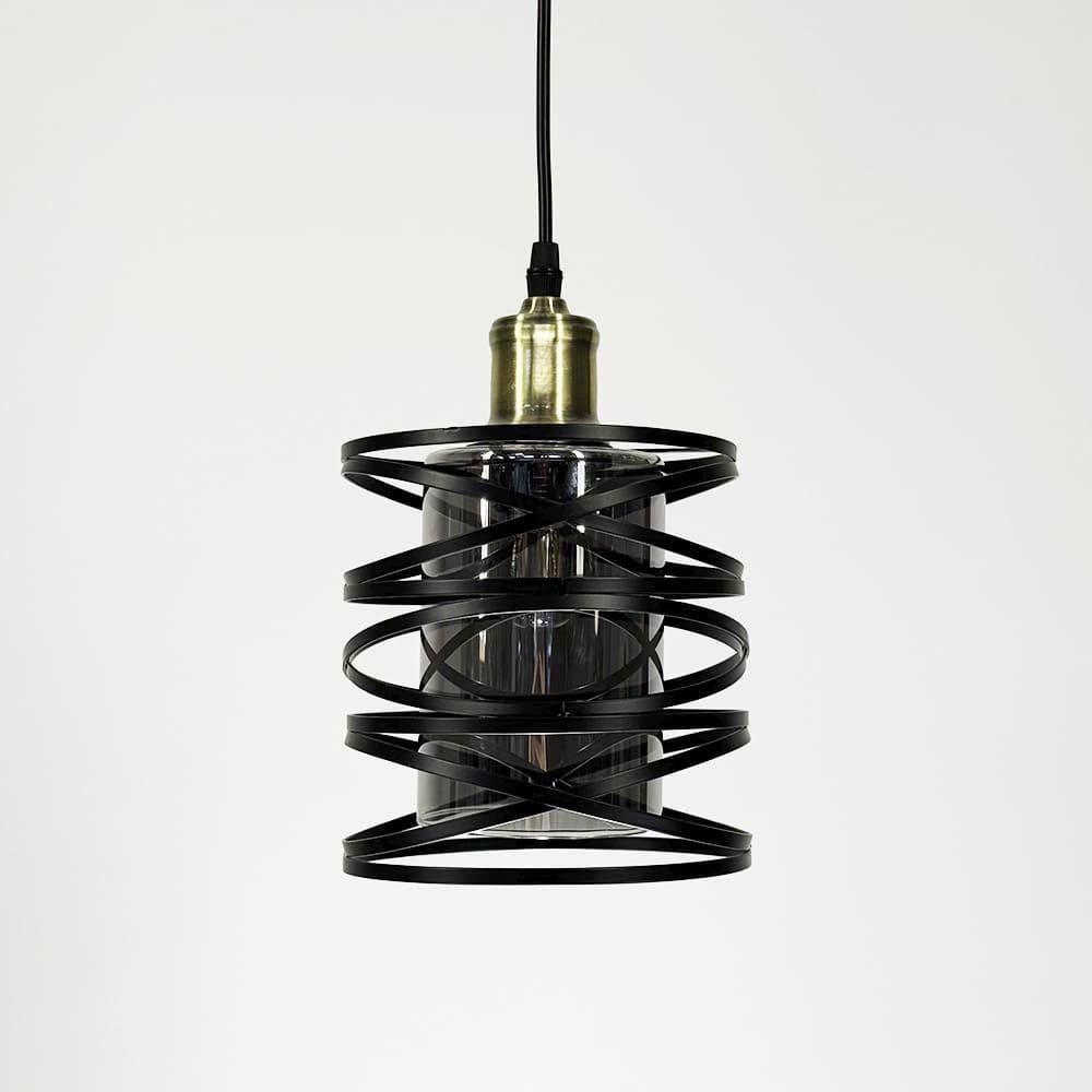 Світильник у круглому корпусі з 5-ма графітовими плафонами (12333/5R BK+GR) - фото 2 Світильник у круглому корпусі з 5-ма графітовими плафонами (12333/5R BK+GR) - фото 2