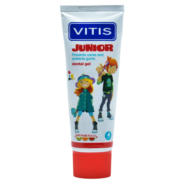 Дитяча гель-паста VITIS JUNIOR від 6 років фруктовий смак 75 мл