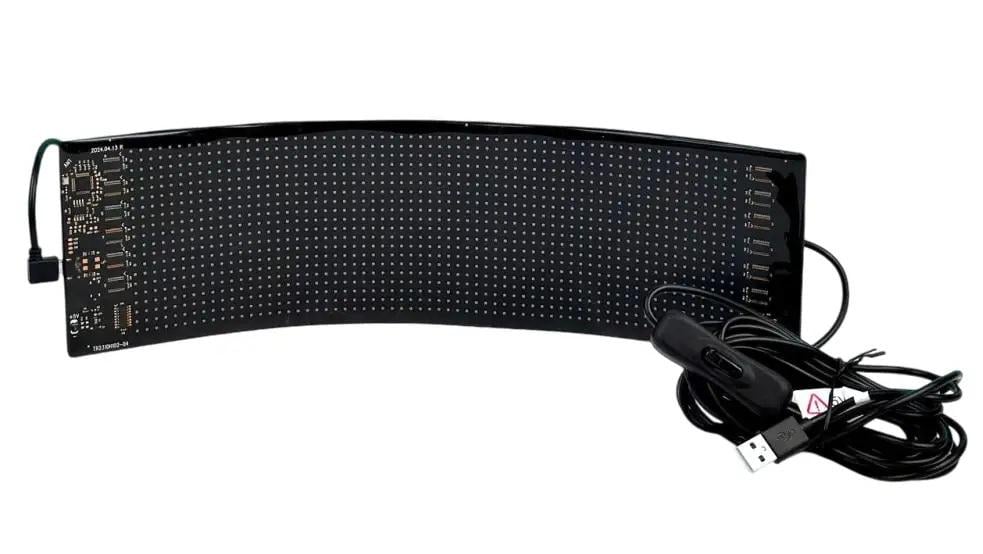 Светильник светодиодный гибкий Matrix Panel 192x1330 мм с управлением через приложение (27556533)