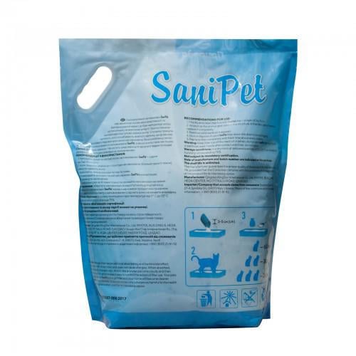 Наповнювач Sani Pet для котячих туалетів силікагелевий 7,6 л - фото 2 Наповнювач Sani Pet для котячих туалетів силікагелевий 7,6 л - фото 2