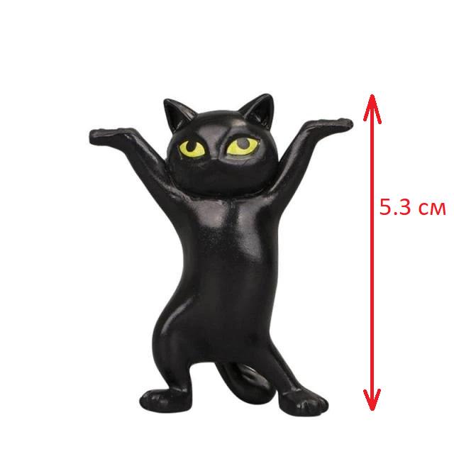 Миленький тримач для навушників у формі кота Чорний (NR0034_4) - фото 2