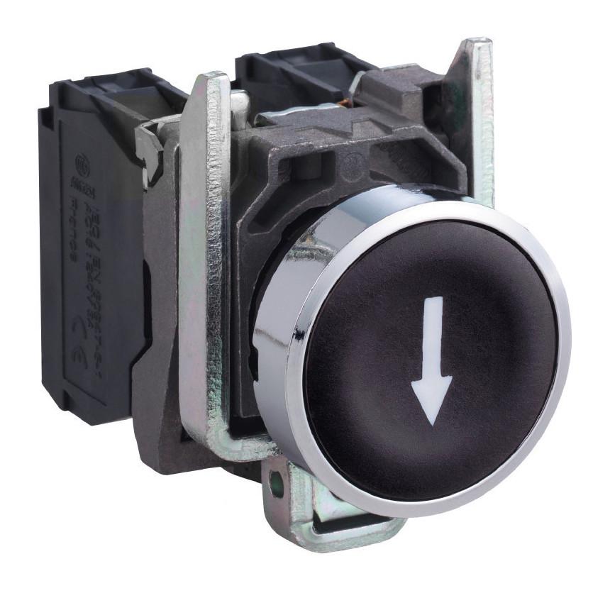 Кнопка управления Schneider Electric Harmony XB4 Вниз 1NO 22 мм Черный (XB4BA3351) Кнопка управления Schneider Electric Harmony XB4 Вниз 1NO 22 мм Черный (XB4BA3351)