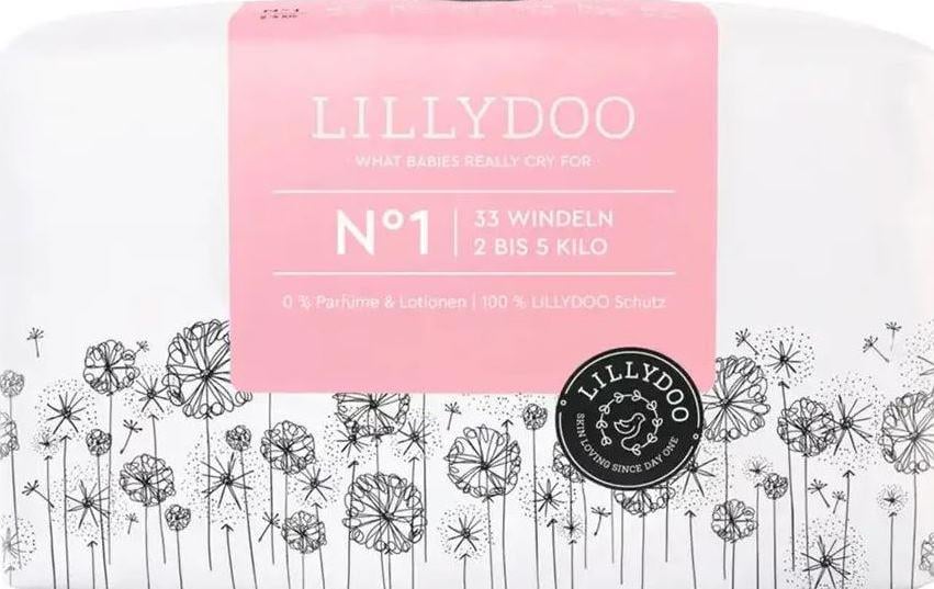 Подгузники Lillydoo Premium 1 2-5 кг 33 шт. (14130)